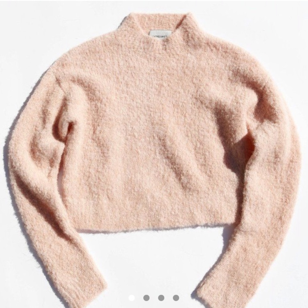 Rachel Comey fluffy pink sweater